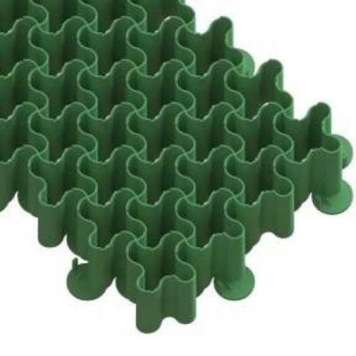 Решетка газонная РГ-60.40.5,1 пластиковая зеленая